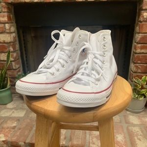 New CONVERSE white high top sneakers
